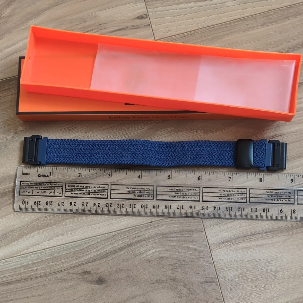 NWOT Baool Magnetic Nylon Smartwatch Band, 22mm, Blue